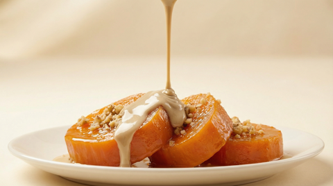 🎃 Tahinli Kabak Tatlısı (Lokum Gibi)