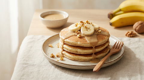 Tahinli Muzlu Pancake (Şekersiz)