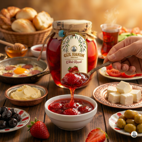 Anneanne Usulü Çilek Reçeli (450 gr)