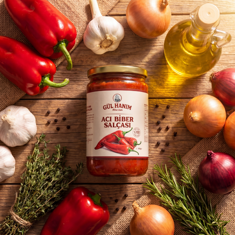 Anneanne Usulü Antep Acı Biber Salçası - 600g
