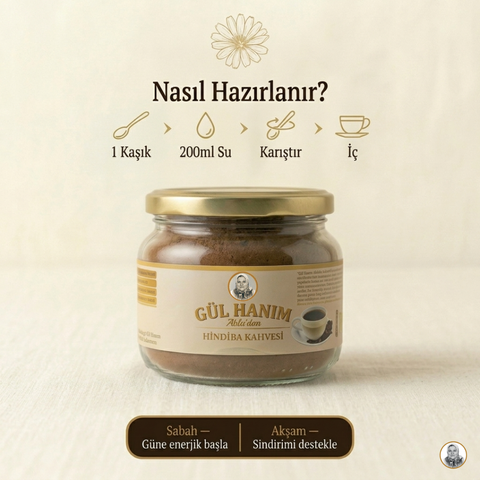Hindiba Kahvesi  1 Aylık - (60 Kullanım) Net 150gr