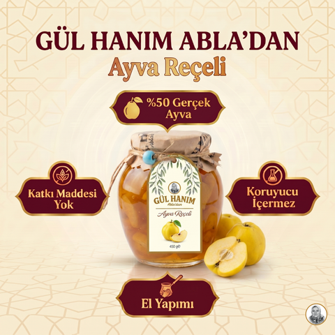 Anneanne Usulü Ayva Reçeli (450 gr)