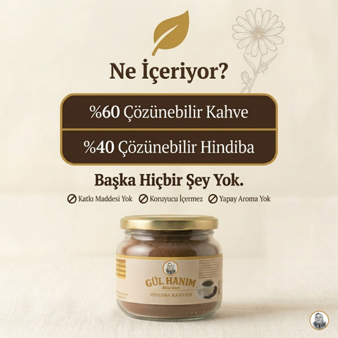 Hindiba Kahvesi  1 Aylık - (60 Kullanım) Net 150gr