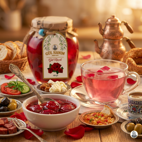 Anneanne Usulü Gül Reçeli (450 gr)