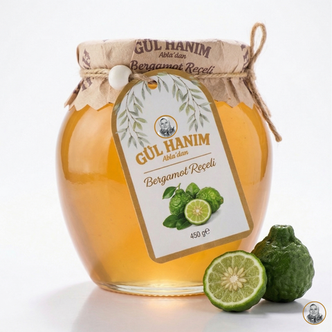 Bergamot Reçeli 450 gr %50 Meyve Oranlı Katkısız Koruyucusuz El Yapımı