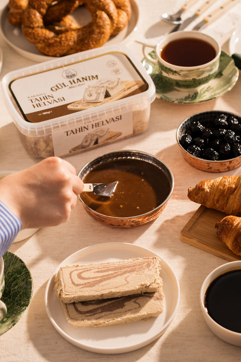 %100 Yerli Susam Tahini 300g + Doğal Üzüm Pekmezi 400g