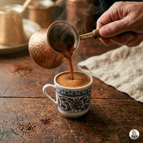 Gülhanım Abla Türk Kahvesi 50 gr   – Taze Öğütülmüş, Yumuşak İçim