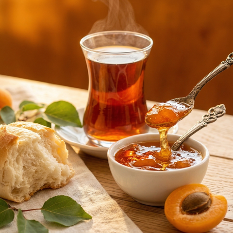 Kayısı Reçeli 450 gr %50 Meyve Oranlı Katkısız Koruyucusuz El Yapımı